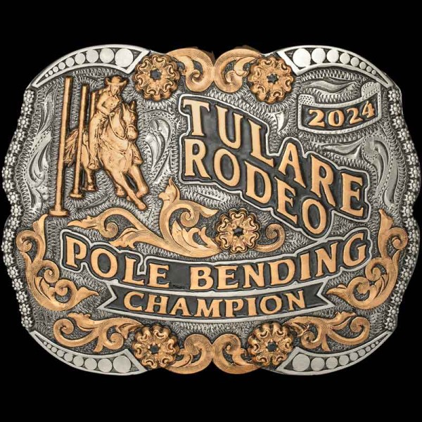 Our unique Edgewood Custom Belt Buckle is a fusion of traditional western elements with unique modern style and a special bead edge. Customize this buckle today!